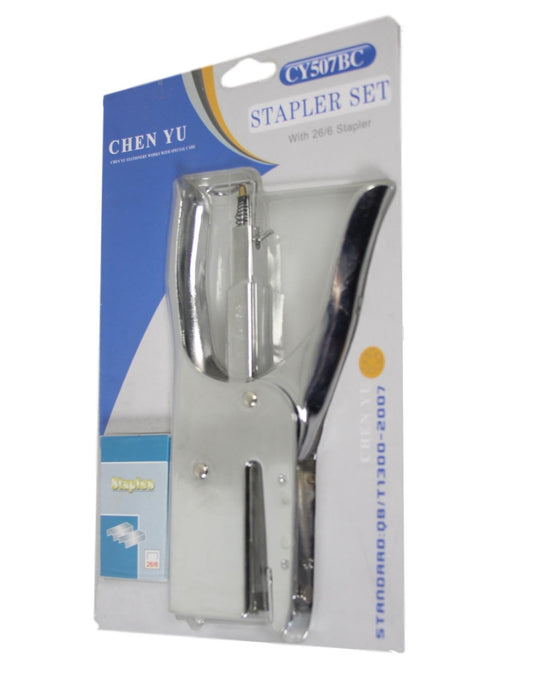 Heavy Duty Stapler Set Home School Office Display Stapler with 1 Pack Staples 26/6 0495