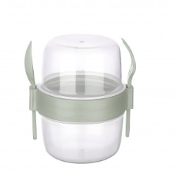 TTZ Take 'N' Gg Muesli Container 800ml Mixed Colours Random Sent AP9452