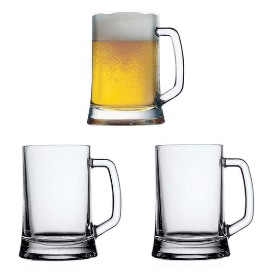 2 Pcs Pub Handled Beer Mug In SLV 500ml 55129