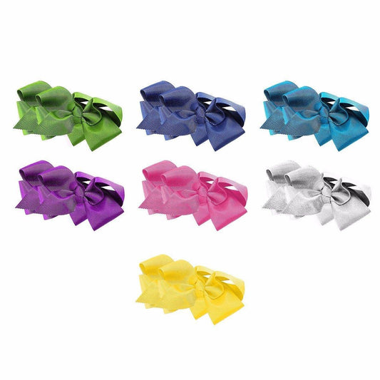 High Quality New Ribbon Hair Pin In Assorted Colours Pack Of 2 4456