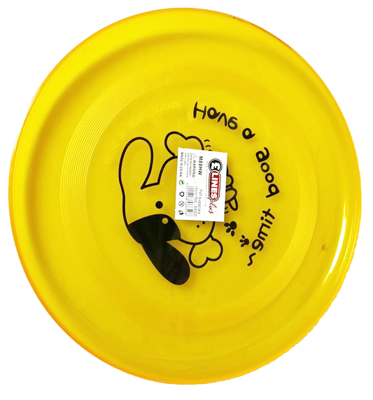 Pet Dog Toy Plastic Frisbee Flying Disc 20 cm Assorted Colours 6650