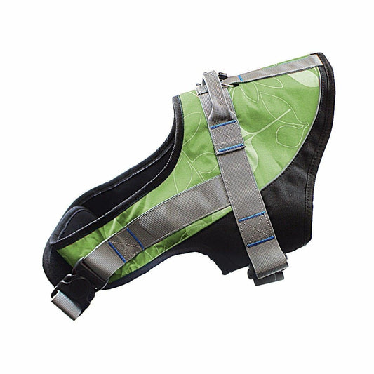 28 Chest Adjustable Soft Padded Non Pull Pet Dog Harness Vest Walking S-XL Nylon 3949