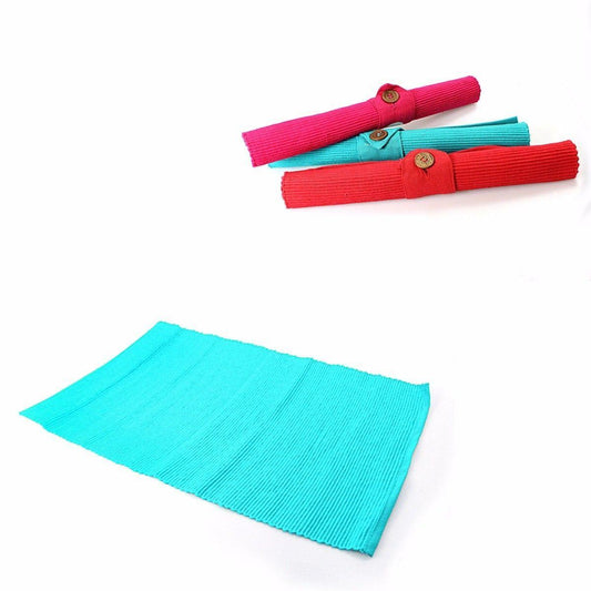 Fabric Kitchen Dining Table Mat / Placemat Assorted Colours 4696
