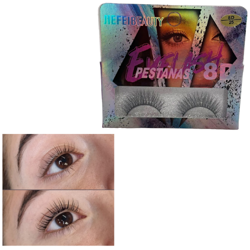 8D False Eyelashes Beauty 1 Pair 6688