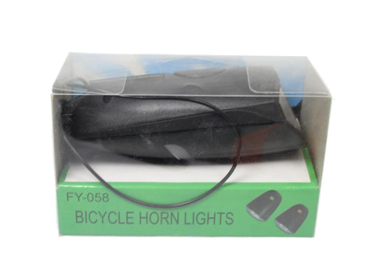 Bicycle Safety Hazard Light And Horn 2 in 1 Long Horn Switch Bicycle Light 12cm 5583