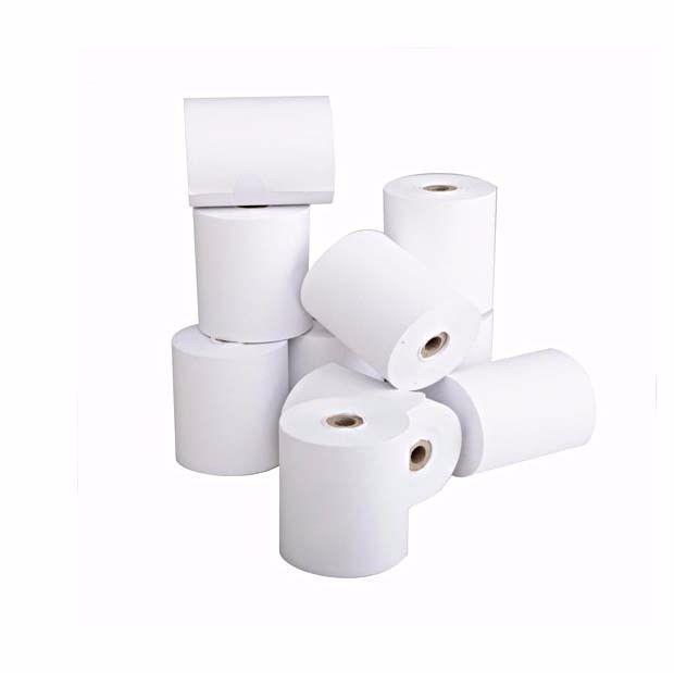 White Cash Register Pin Machine Receipt Paper Roll 5.5 cm Pack of 10 4319