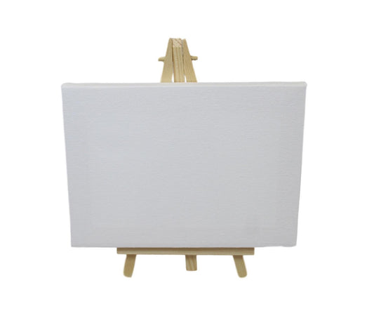 Mini White Painting Canvas with Stand 18 x 13 cm 6074
