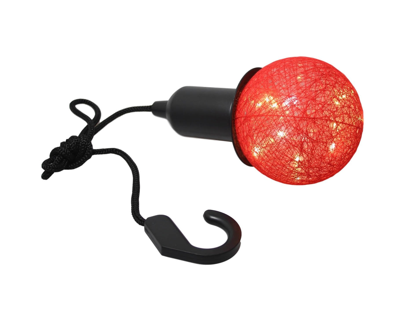 (S) Cotton Ball Ceiling Lamp Battery Operated String LED Indoor Hook Assorted Colours 6333