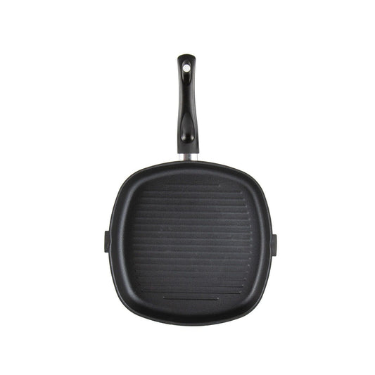 SQ Professional Ultimate Carbon Steel Non Stick Grill Pan Square 24 cm 8540