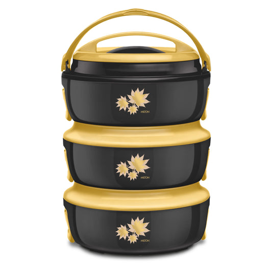 SQ Professional Venture Insulated Hot Pot Set of 3 Black 1.5L 8889