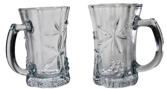 Amissa Mug 3Pc Set Floral Design Mugs 171ml T 7 H 10.50cm 1542