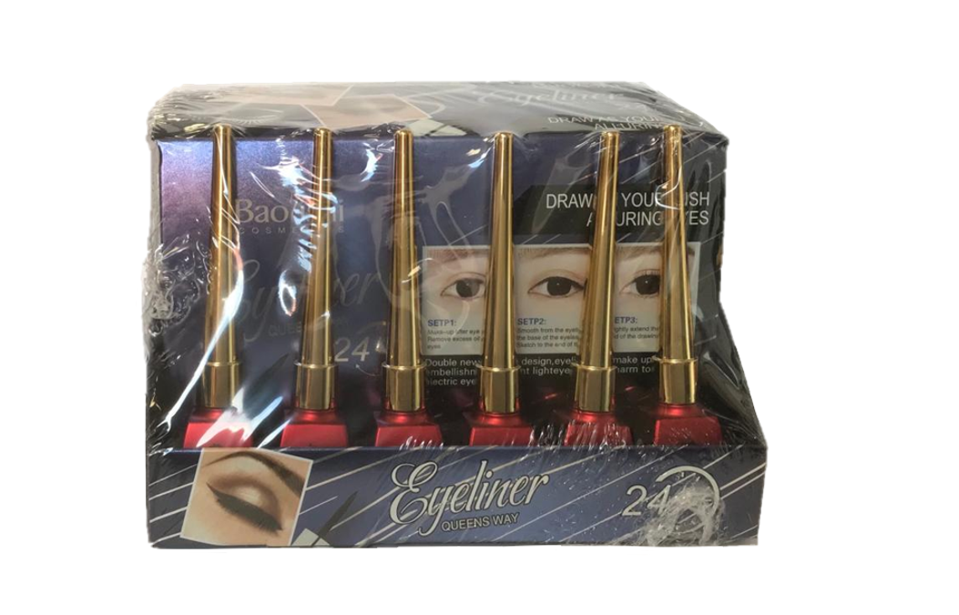 Baolishi Liquid Eyeliner Queensway Box of 24 B648