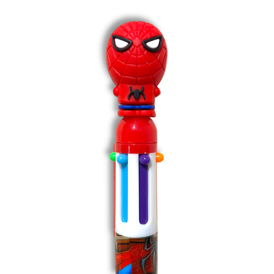 Spiderman Style Pen with 6 Colours