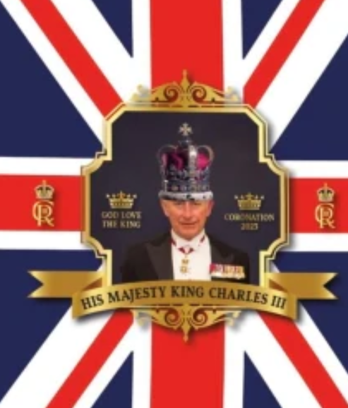 Coronation "His Majesty King Charles III" Traditional Union Jack Paper Cups Pack of 8 821603