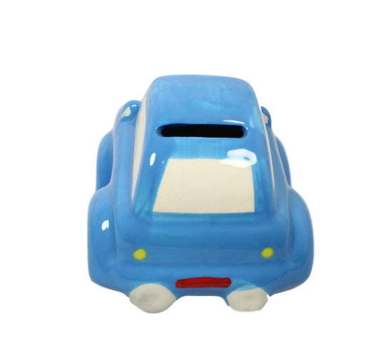 Children's Ceramic Car Money Box Piggy Bank 13 x 8 cm Assorted Colours 5598