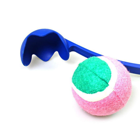 Plastic Dog Tennis Ball Chucker Launcher 50 cm Assorted Colours 6445 / 322190 A