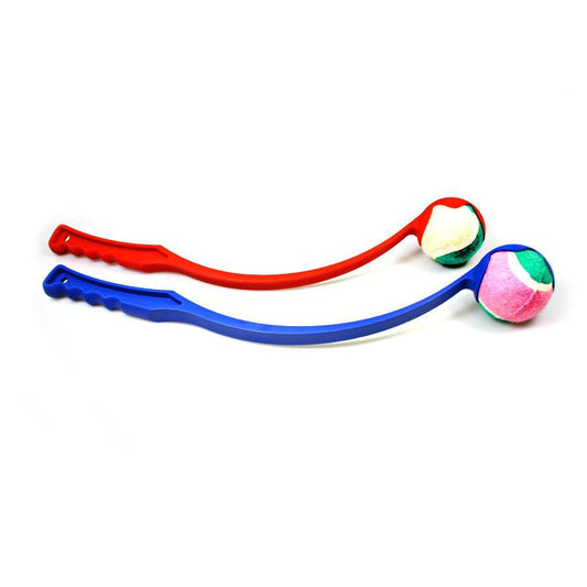Plastic Dog Tennis Ball Chucker Launcher 35 cm Assorted Colours 7253 A