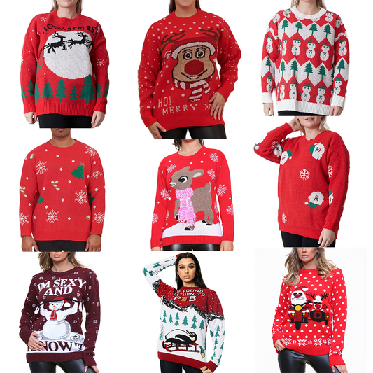 Unisex Adults Christmas Jumper - Various Designs