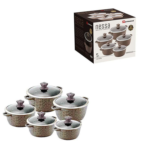 Nessa Granum Casserole Set 5Pc Coraille Brown 2472/5774