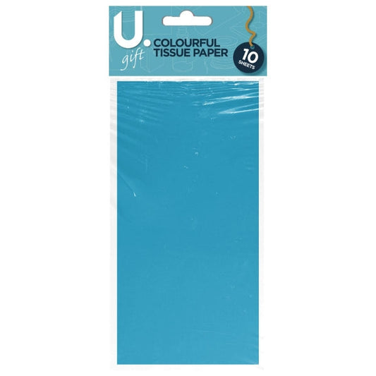 Colourful Tissue Paper 10 Sheets Assorted Colours P2064