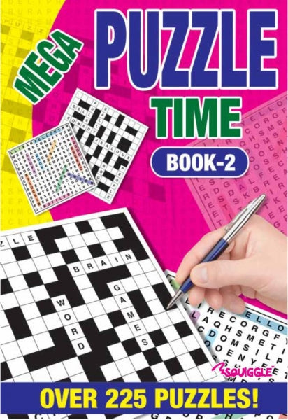 A5 Puzzle Time Book Random Design Sent x 1 P2594 A