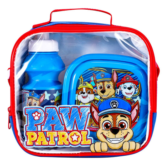 Paw Patrol 3 Piece Lunch Bag, Box & Bottle Set