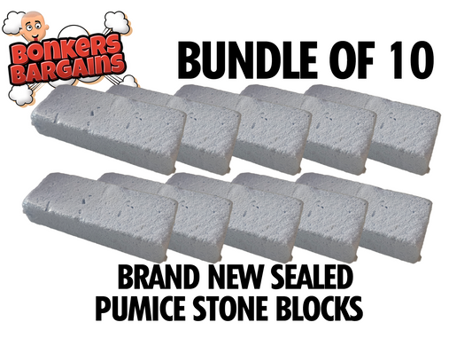 Pumice Stone Block 10 Pack Bundle
