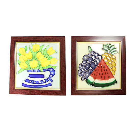 Wooden Frame with Picture Assorted Designs 1224
