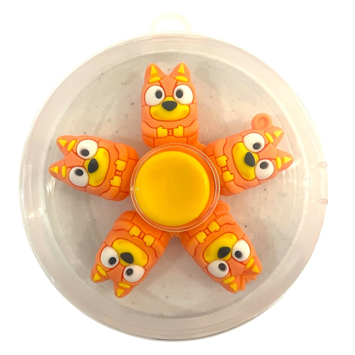 Bingo/Bluey Style Fidget Spinner with Case