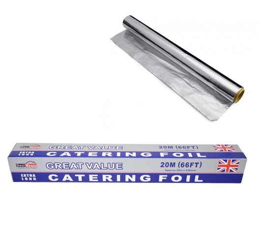 Great Value Kitchen Catering Foil Extra Long Multi Use Foil 20M (66FT) CD1513