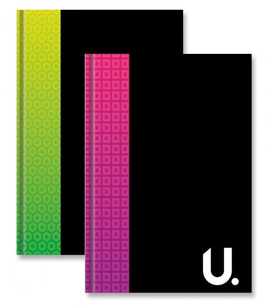 A7 Hardback Notebook Pack of 3 Assorted Colours P2534