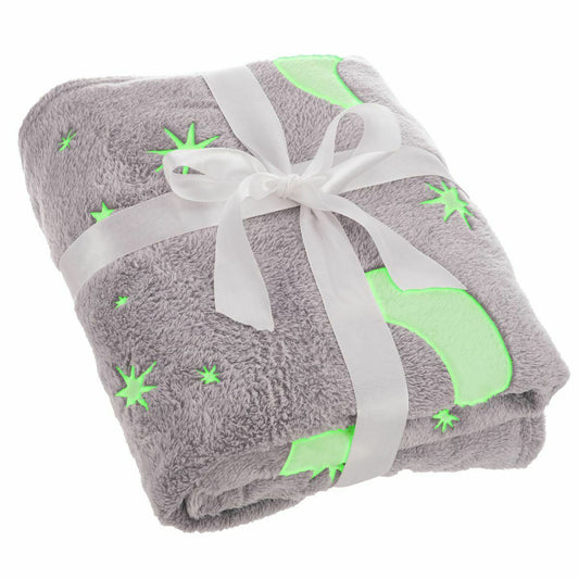 Magic Glow In The Dark Blanket Assorted Colours 6660