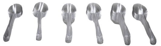Disposable Clear Plastic Spoons Pack of 40 MX7051