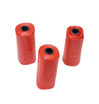 Plastic Dog Poop Bags 28 x 22 cm Pack of 80 Assorted Colours 0043