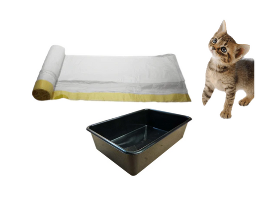 Cat Litter Bin Bag Liners with Drawstring 70 x 43 cm Roll of 15 B0015 / B0367 / 100438