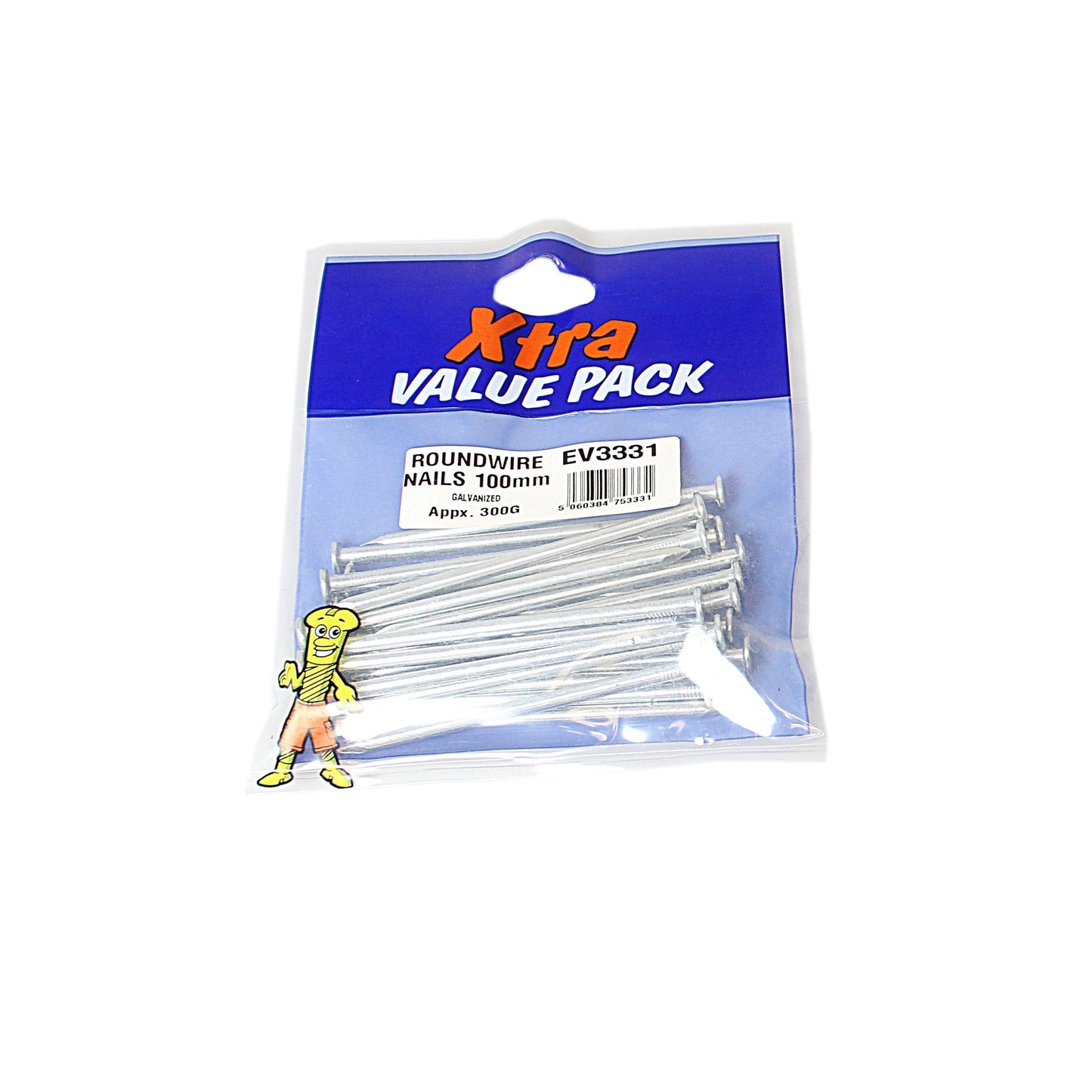 100mm Galvanised Round Wire Nails Xtra Value 3331