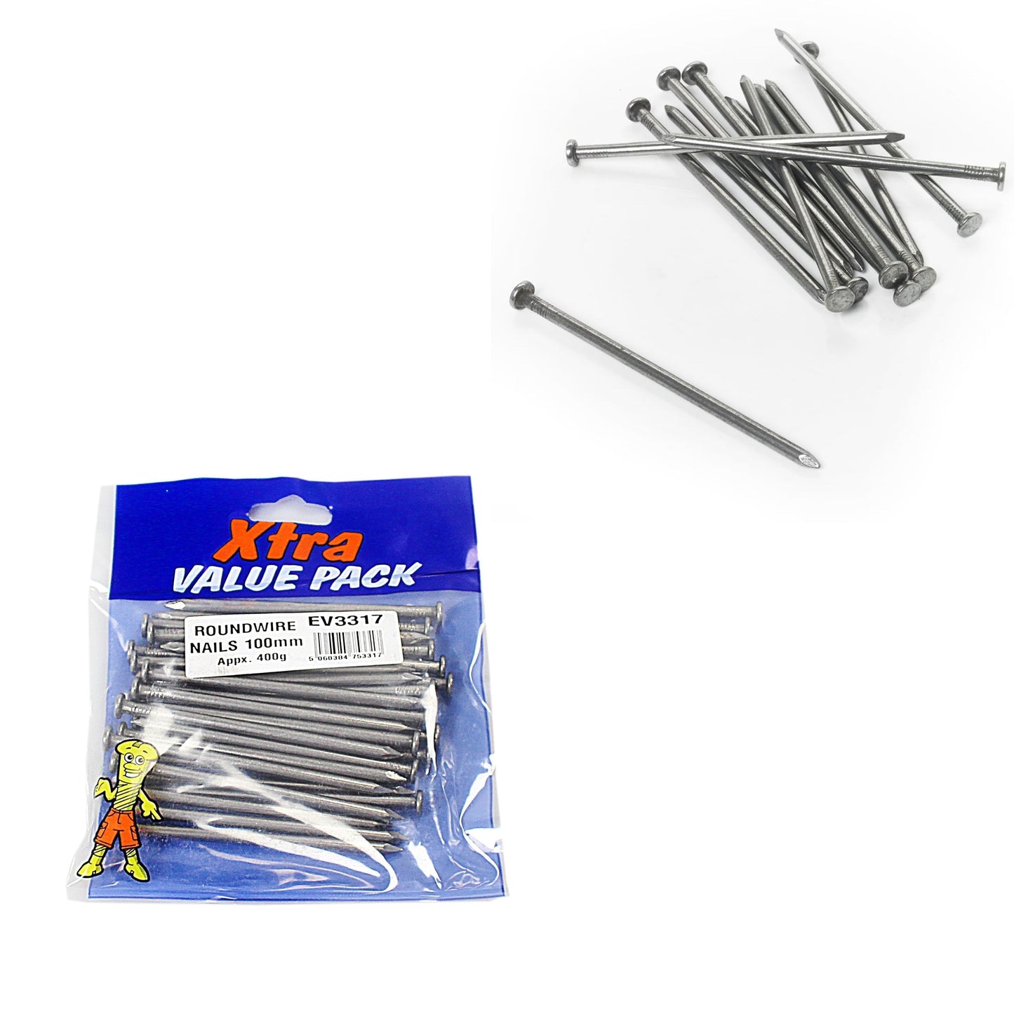 100mm Round Nails Xtra Value Diy 3317