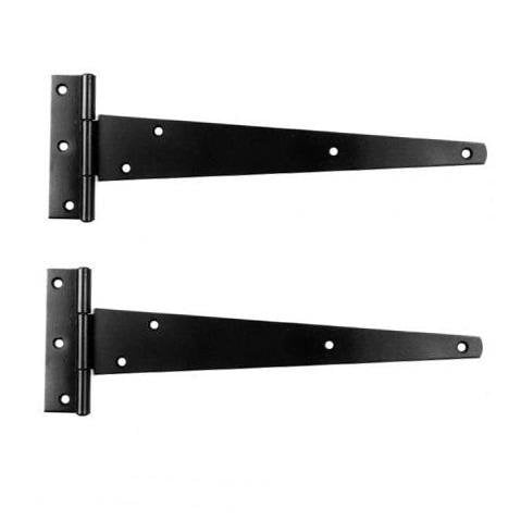 12'' Tee Hinges Medium Black 1 Pair B2303 TH12 A