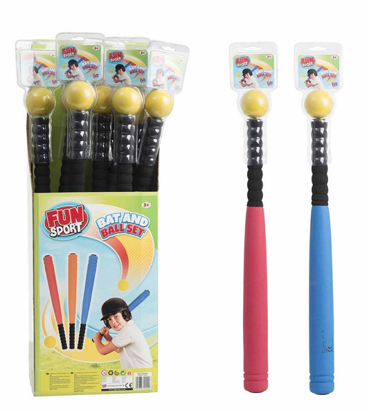 Fun Sport Baseball Bat And Ball Outdoor Activity 24 Inch 2441  (1373244.00)