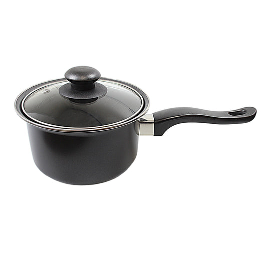 Metal Milk Saucepan with Lid 20 cm A CKW1004 / KC1008
