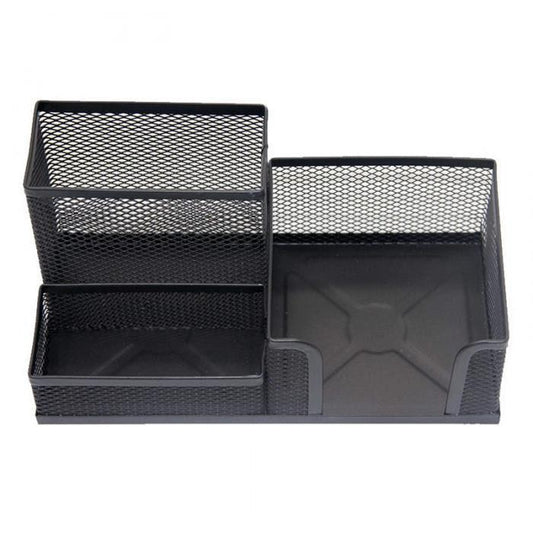 Mesh Desk Pen Pencil Stationery Holder Organiser 20 x 10 cm Assorted Colours 0020