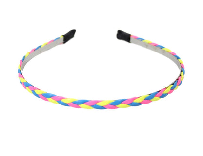 Ladies Girls Neon Style Stylish Headbands Assorted Colour Headbands 1 Size 2643