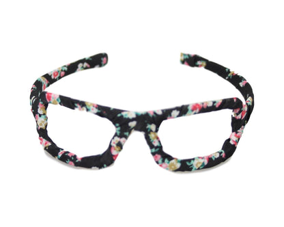 Girls Fancy Fabric Stylish Hair Head Band Glasses Design Assorted Colours 2644