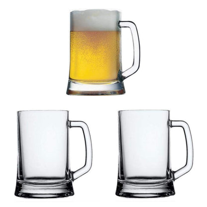 2 Pcs Pub Handled Beer Mug In SLV 500ml  55129