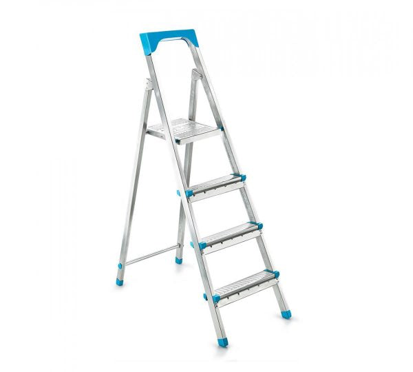 3+1 Multipurpose Metal Indoor Outdoor Step Ladder 11003