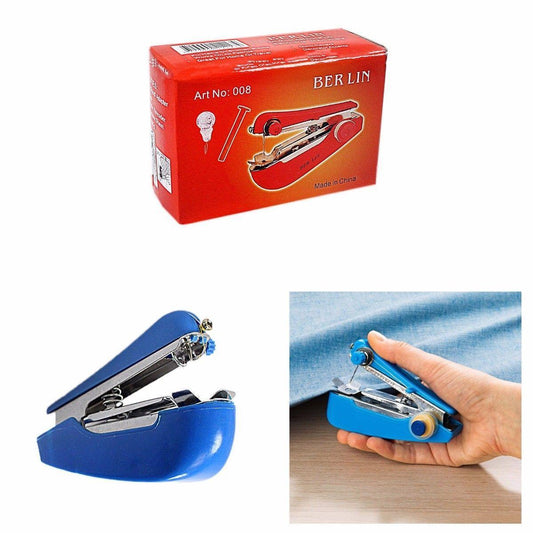 Portable Mini Hand Held Sewing Machine 10 cm Assorted Colours 1213
