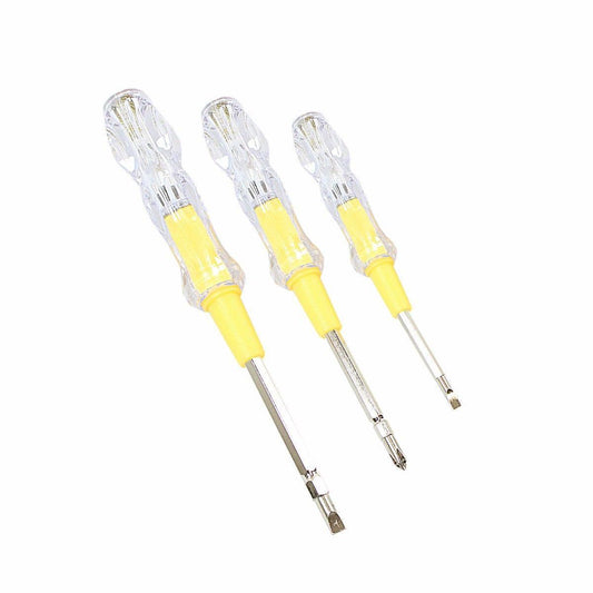 2 in 1 Electrical Tester Screwdriver Assorted Sizes Pack of 3 1022 A
