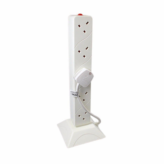 Daewoo 10 Way Gang Standard Extension Lead Tower 2 Metre EXT1039