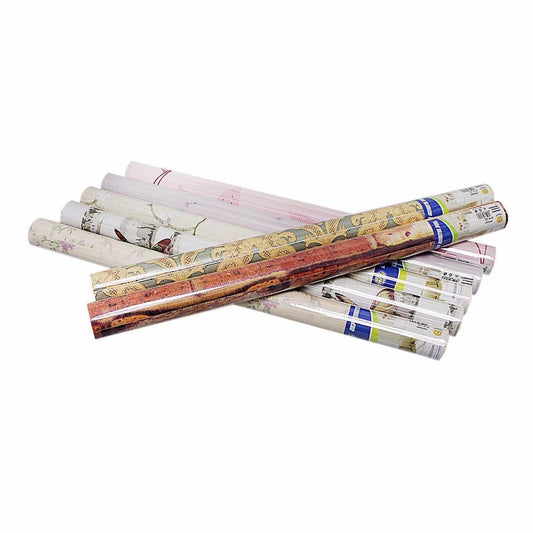 Self Adhesive Bedroom Wallpaper 45 x 200 cm Assorted Designs 3432
