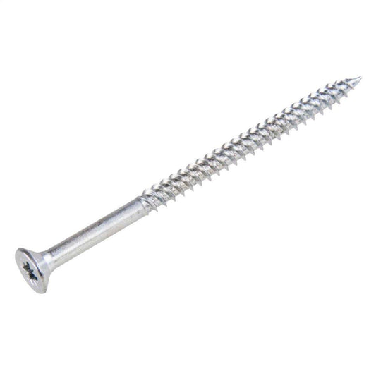 10 x 3 Pozi Countersunk Hardened Twin Thread Wood Screws Zinc Plated Pack of 35 0164